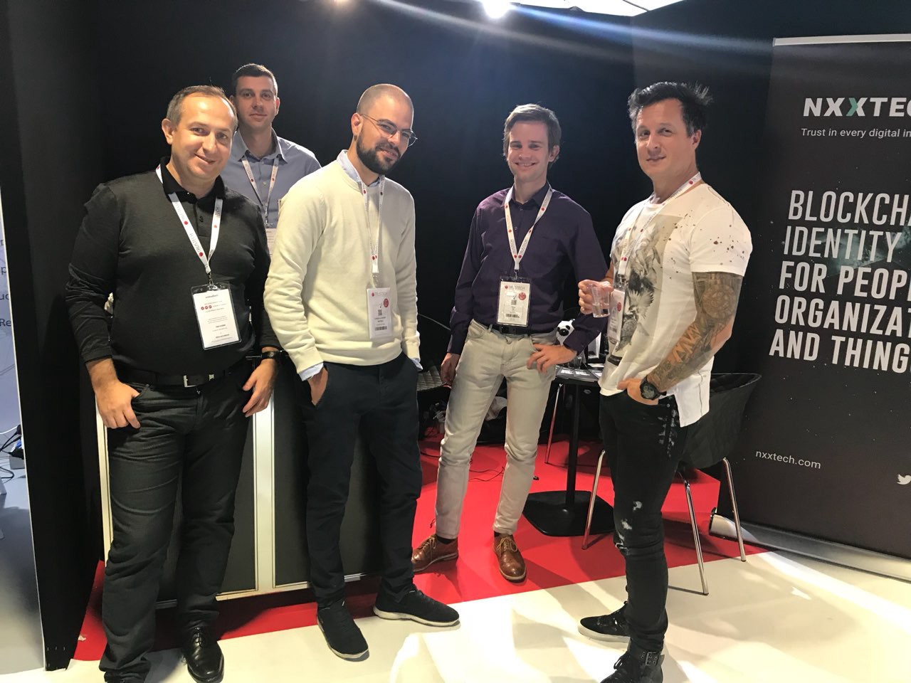 Nxxtech team at TrusTech 2018